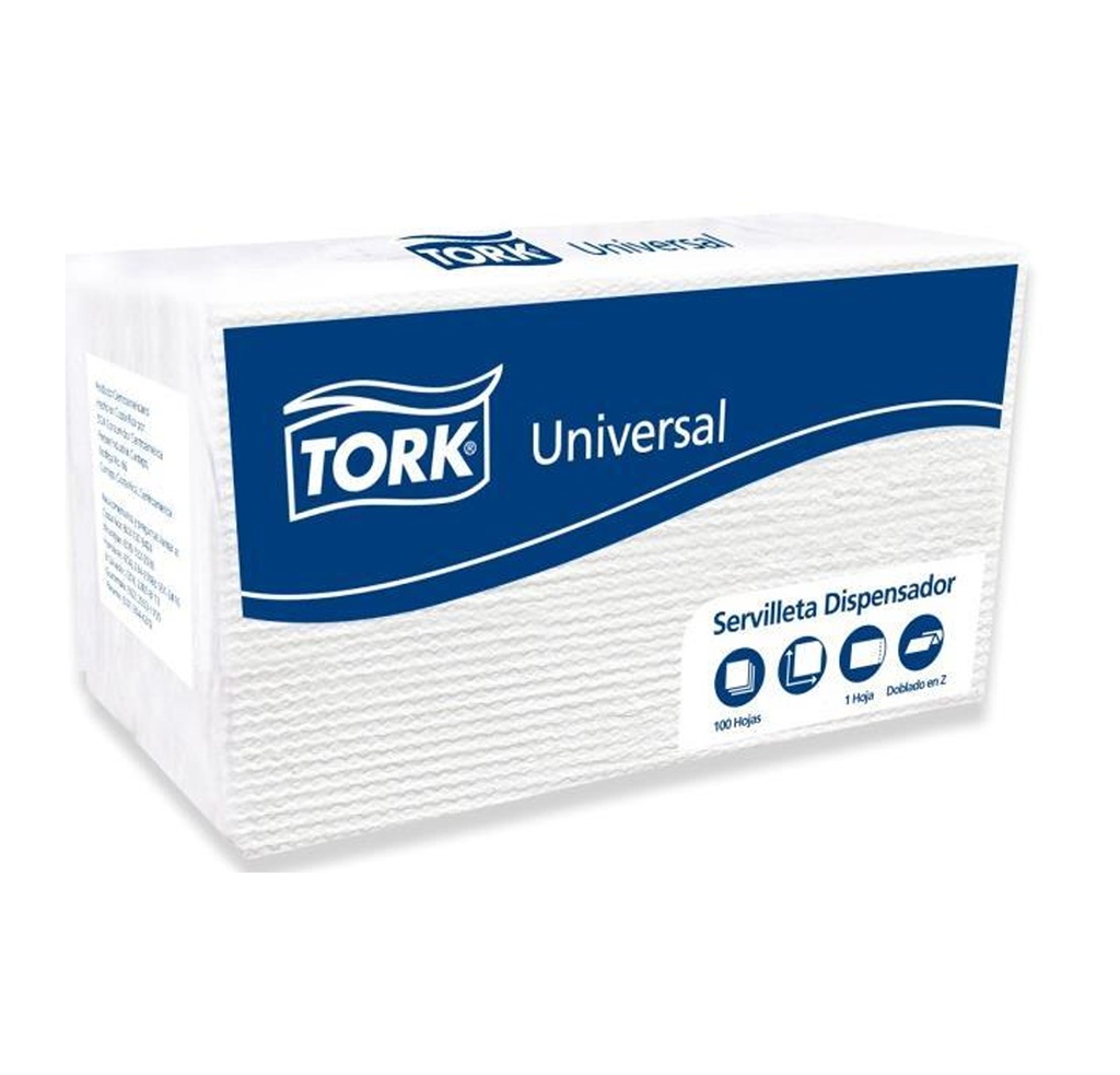 Servilleta Tork Universal 1x100 HS Blanca