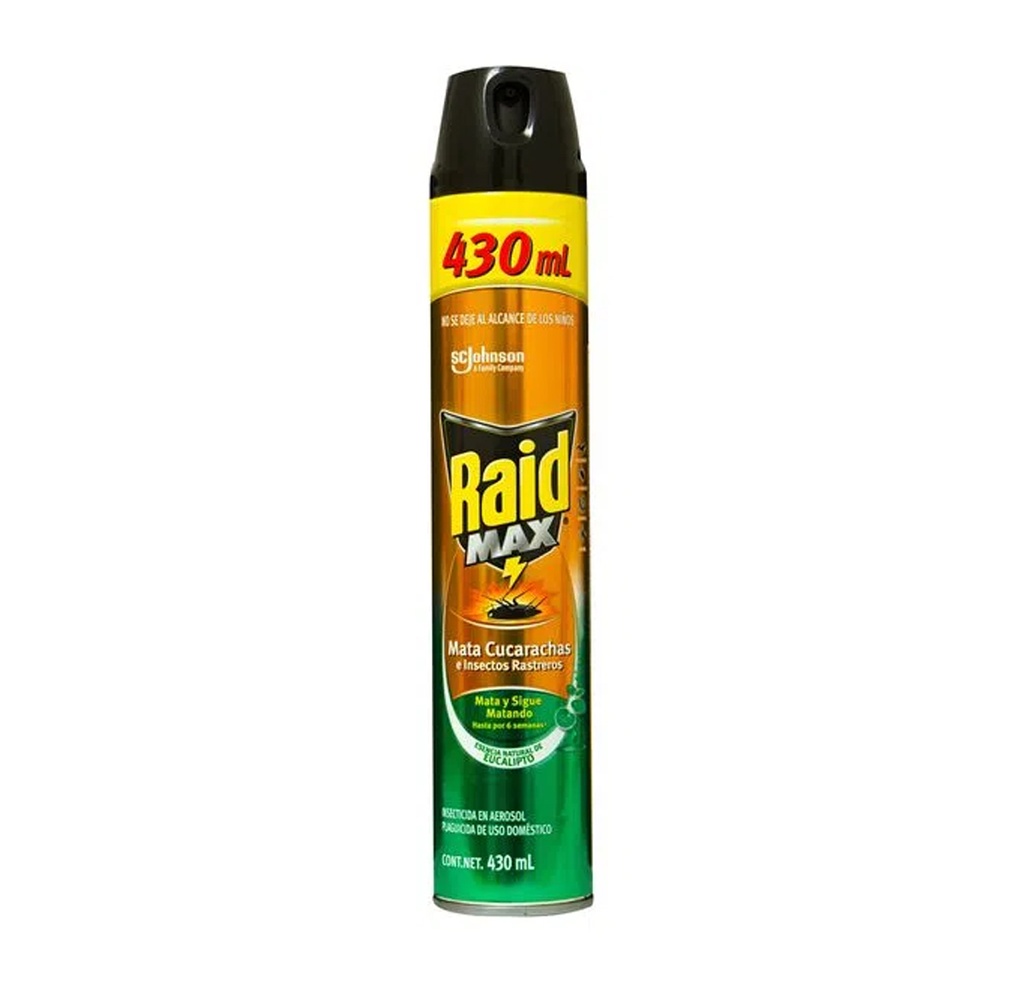 Insecticida Spray Raid Max 430ml