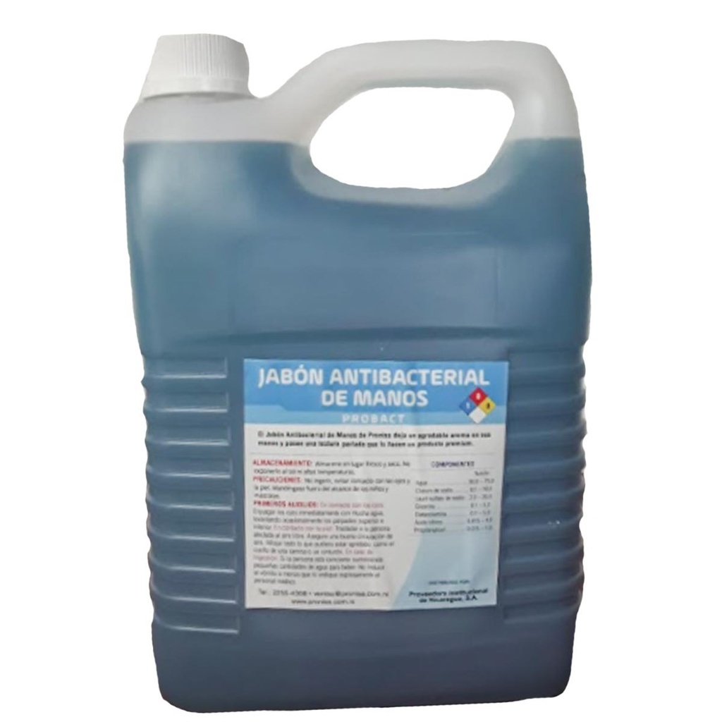 Jabon de Manos Antibacterial Celeste Probact