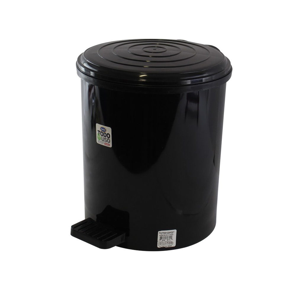 Basurero Plástico de Pedal 22Ltrs