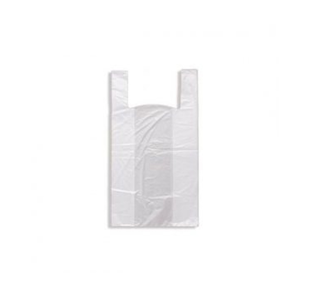 Bolsa Gabacha Blanca Mediana (9.75"x5x17.75"/40) 1x100 Paq