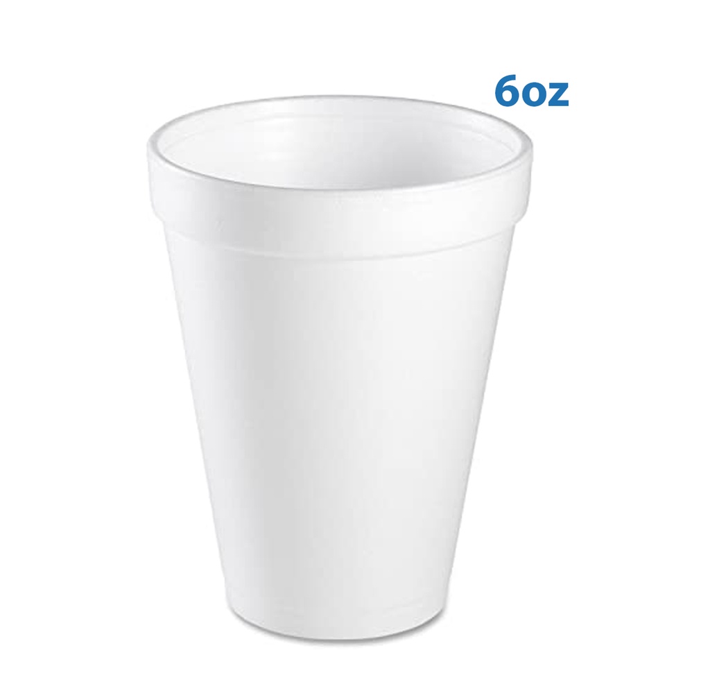 Vaso de Estereofón 6oz PolyCups 1x25