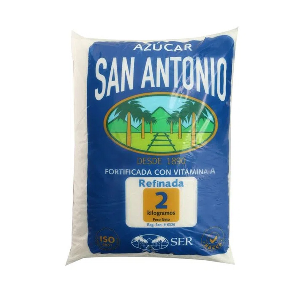 Azúcar Refinada San Antonio 2000Gr