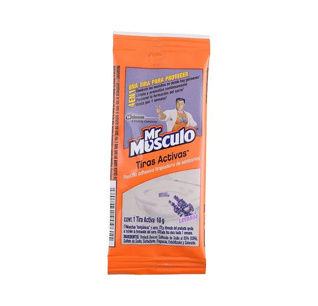 Tiras Sanitarias Mr Musculo 10Gr