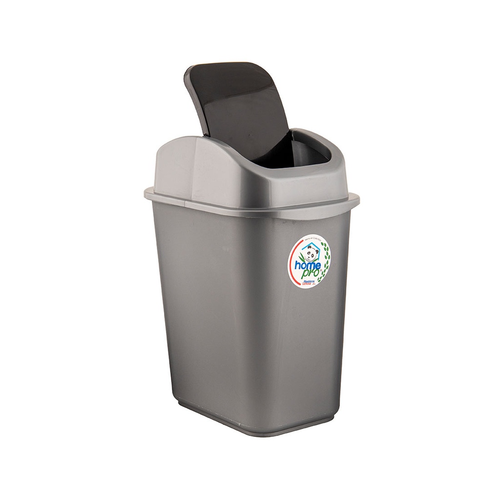 Basurero Plástico Rectangular C/T Vaiven 12.5 Ltrs