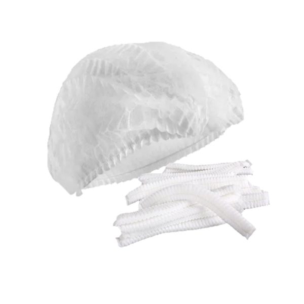 Gorros Descartables Blancos 1x100 uds