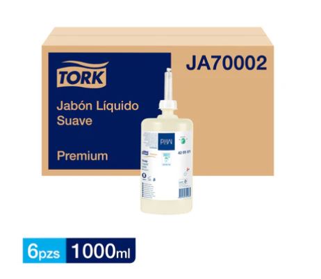Jabón Tork Mild Crema 1x6x1000 ml Cja.