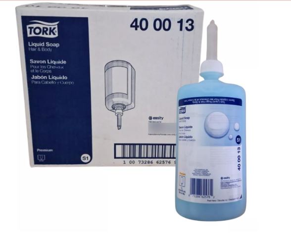 Jabón Tork Cuerpo y Cabello 1x6x1000ml Cja.