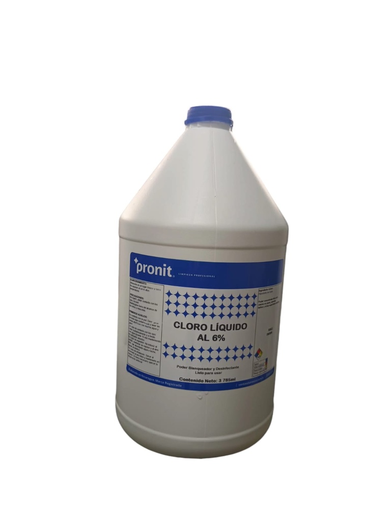 Cloro al 6% Pronit 1Gal