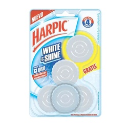 [08-168] Harpic pastilla para inodoro 1x5 45Gr